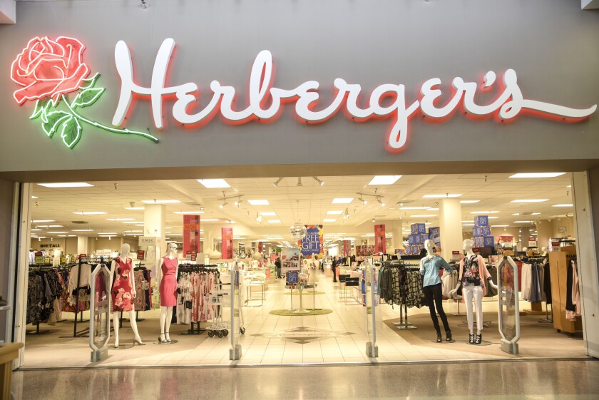Erica Dischino / Tribune The Herberger’s department store, shown here, and the Herberger’s Home Store in the Kandi Mall in Willmar will be closing at an undetermined date after the bankruptcy and sale of parent company Bon-Ton Stores Inc. Inventory will be liquidated to pay off creditors, and Bon-Ton will cease operations.