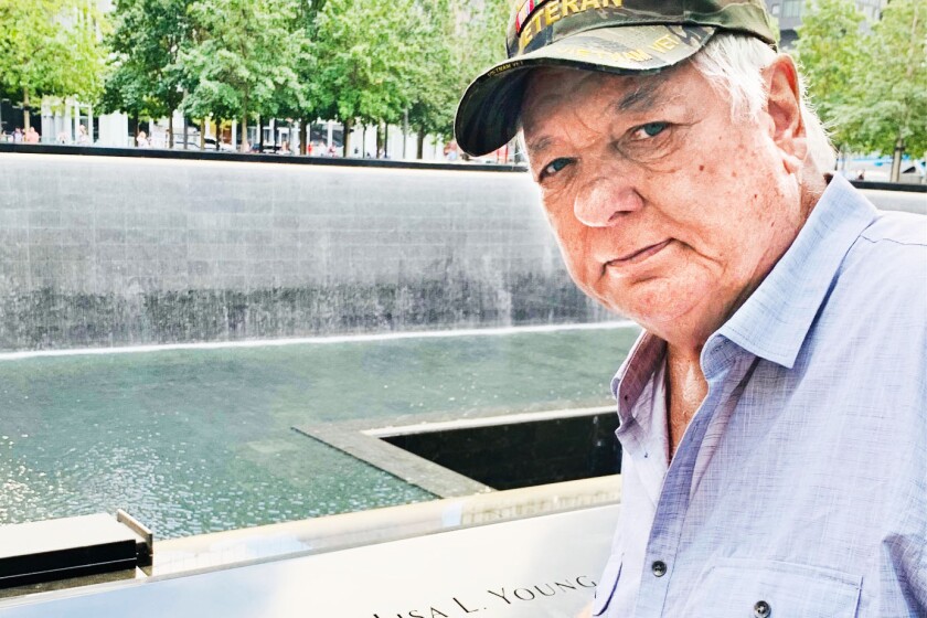 Bob Draack at 9/11 Memorial