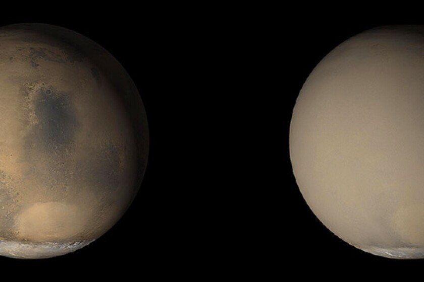 Astro Bob blog: Dust Storms May Be Linked to Erosion of Mars ...