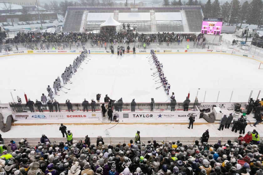 MSU UST Hockey Day MN