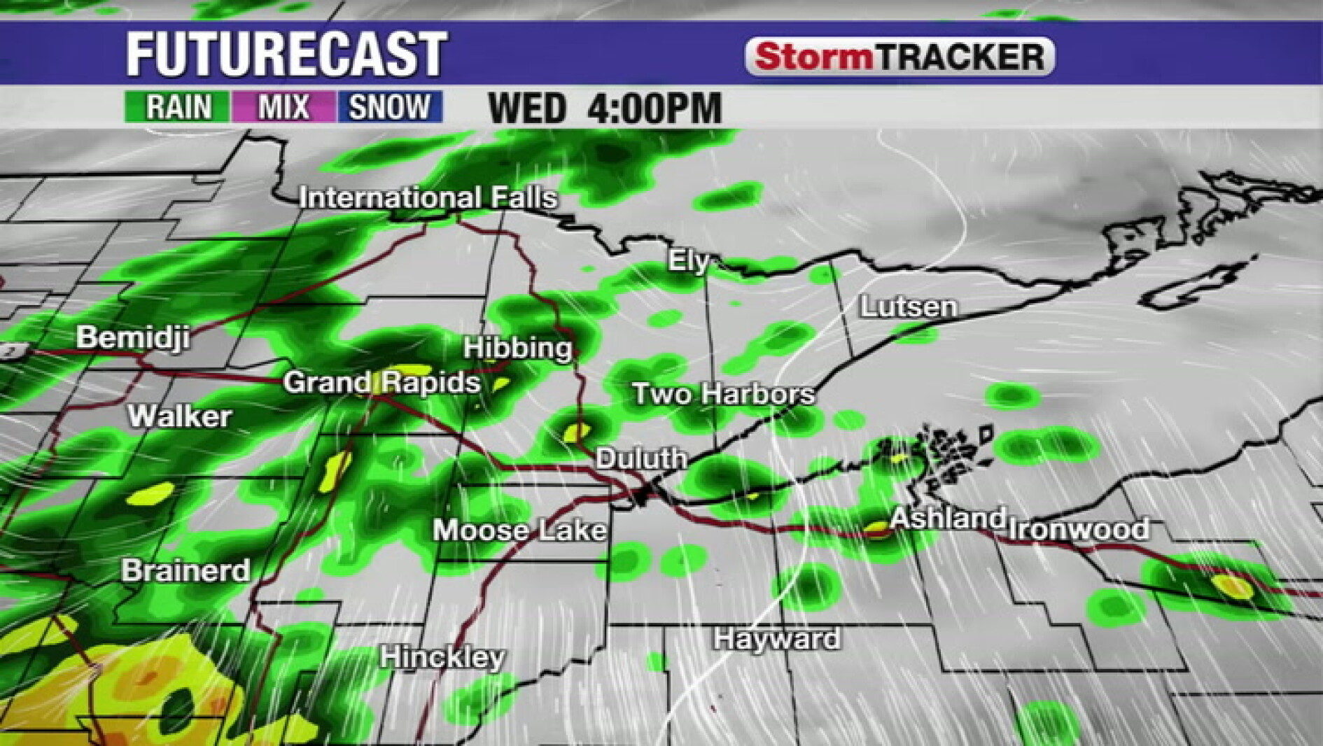 Tracking shower and storm chances for today - Duluth News Tribune ...