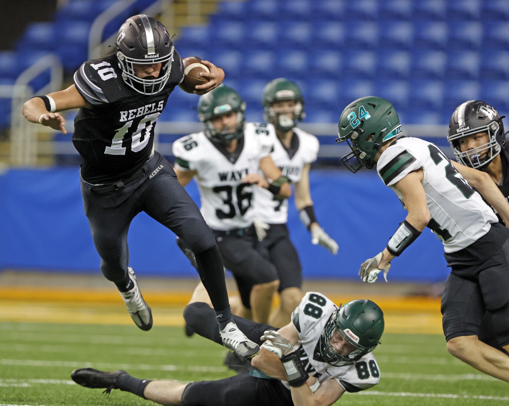 Three-peat: DGF Rebels defeat East Grand Forks Green Wave to win third ...