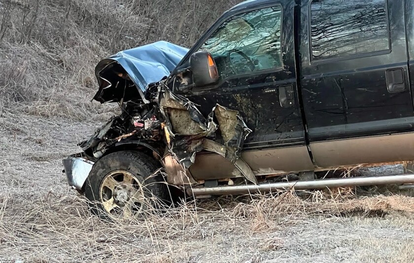 Kail Schott's pick-up truck