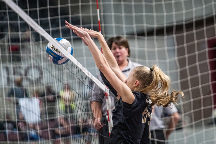 Section 1A, 1AA girls volleyball semifinals