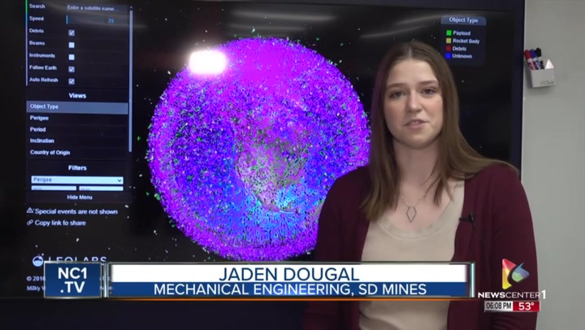 Mines' student adds to national research about space debris removal