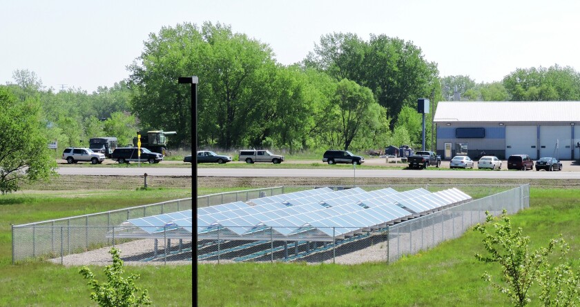 There are 50 solar panels in the array. REA is looking at adding more if there is enough interest. (Contributed)