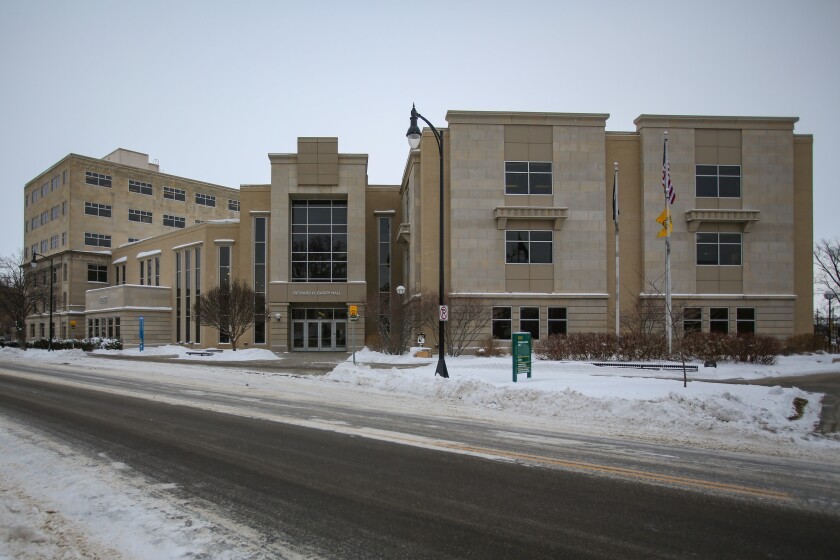 Richard H. Barry Hall is pictured on Thursday, Dec. 11, 2025, in downtown Fargo.
