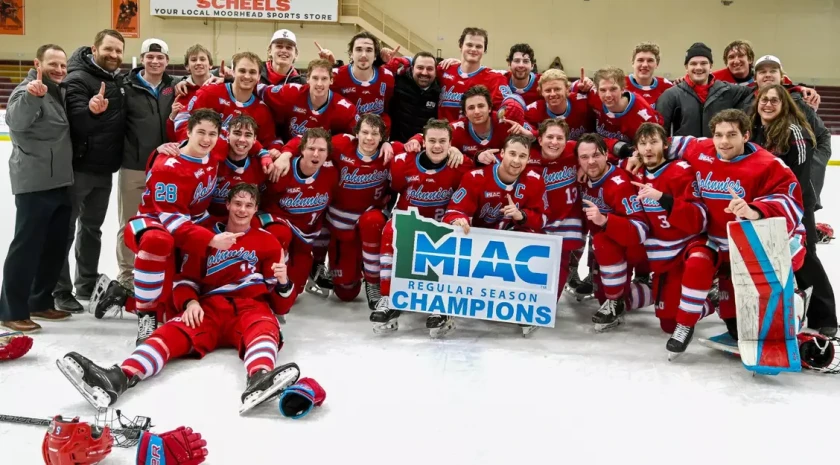 SJU MIAC title 2026 champions hockey St. John's