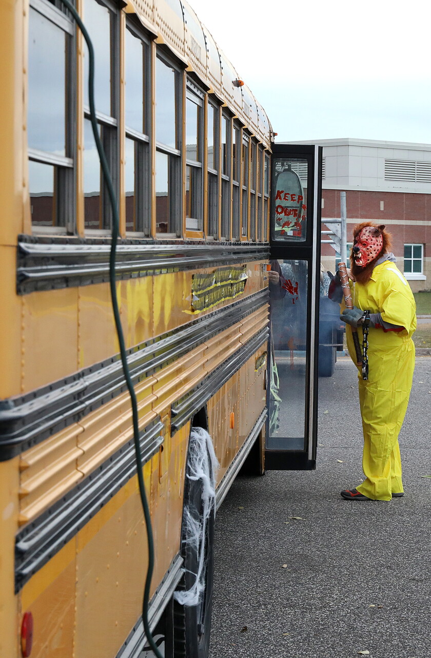 Werewolf Bus Haunted bus debuts in Superior - Superior Telegram | News, weather ...