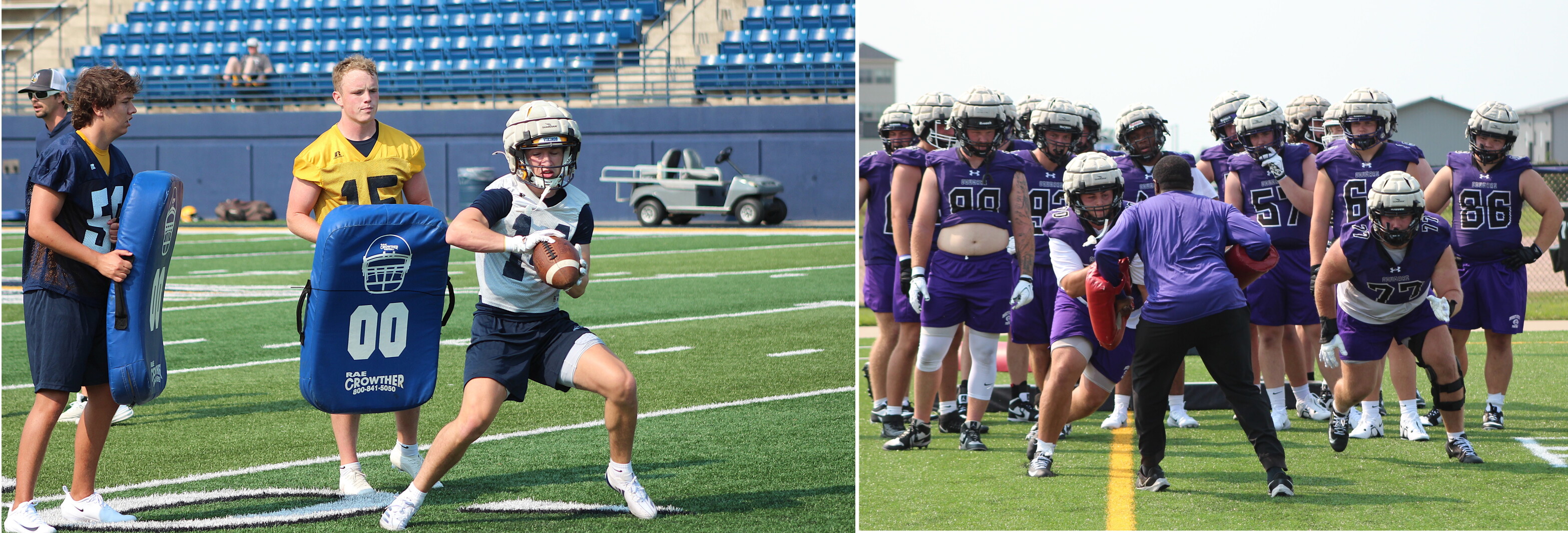 Augustana, USF kick off 2026 football training camp
