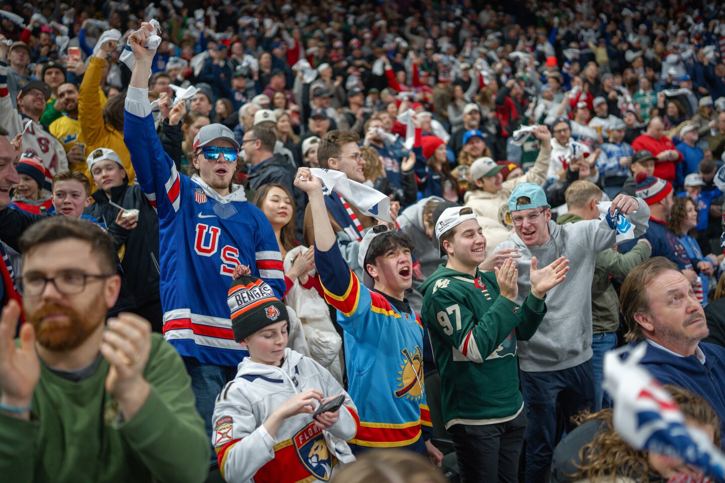 USA vs. Sweden World Junior Hockey