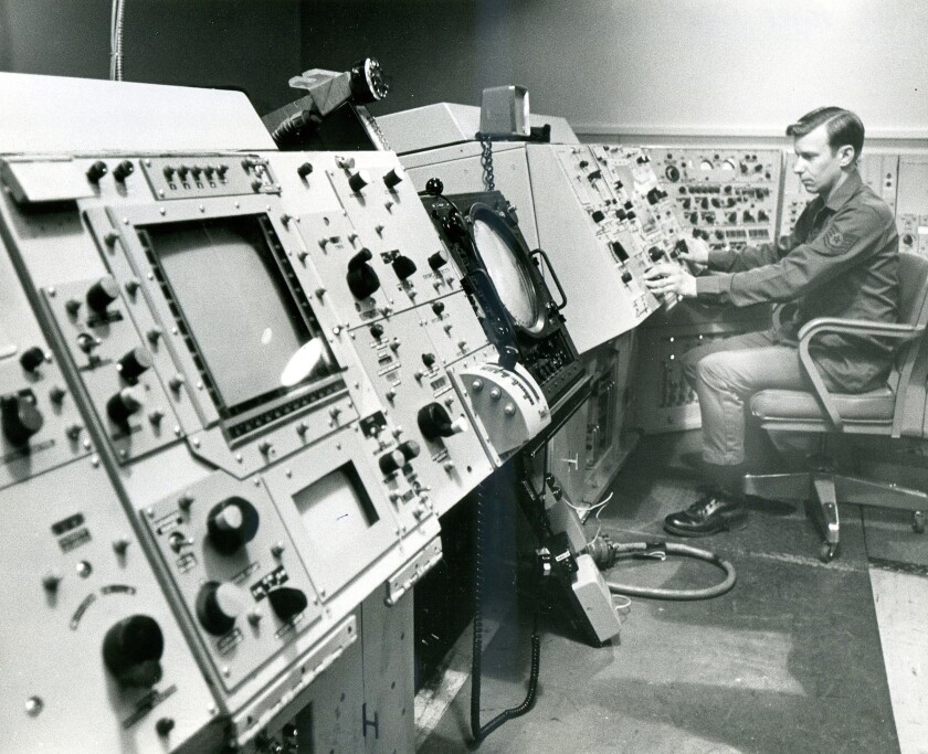 Finland Air Force Station radar operator_1980