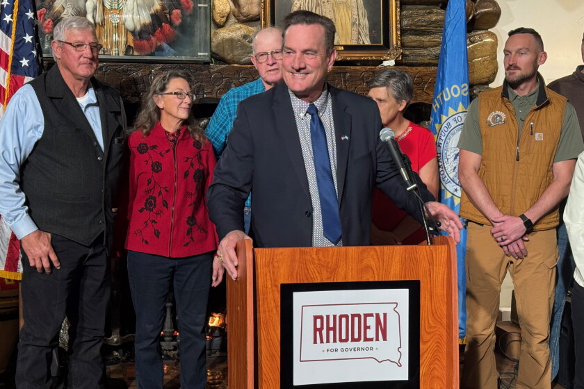 Don Rhoden Rhoden hits back at Johnson's 'two-person race' gibe - Mitchell ...