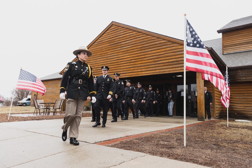 PHOTOS: Officers pay respects to Moody County deputy sheriff Ken Prorok ...