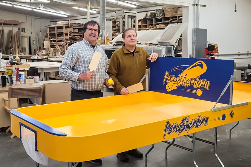 Showdown Table Local craftsman creates Power Showdown gaming tables for the blind ...