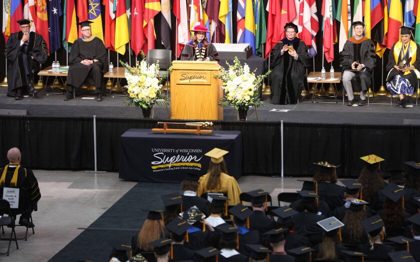 Chancellor speaks at ceremony