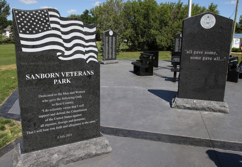 sanborn vets memorial park 062421