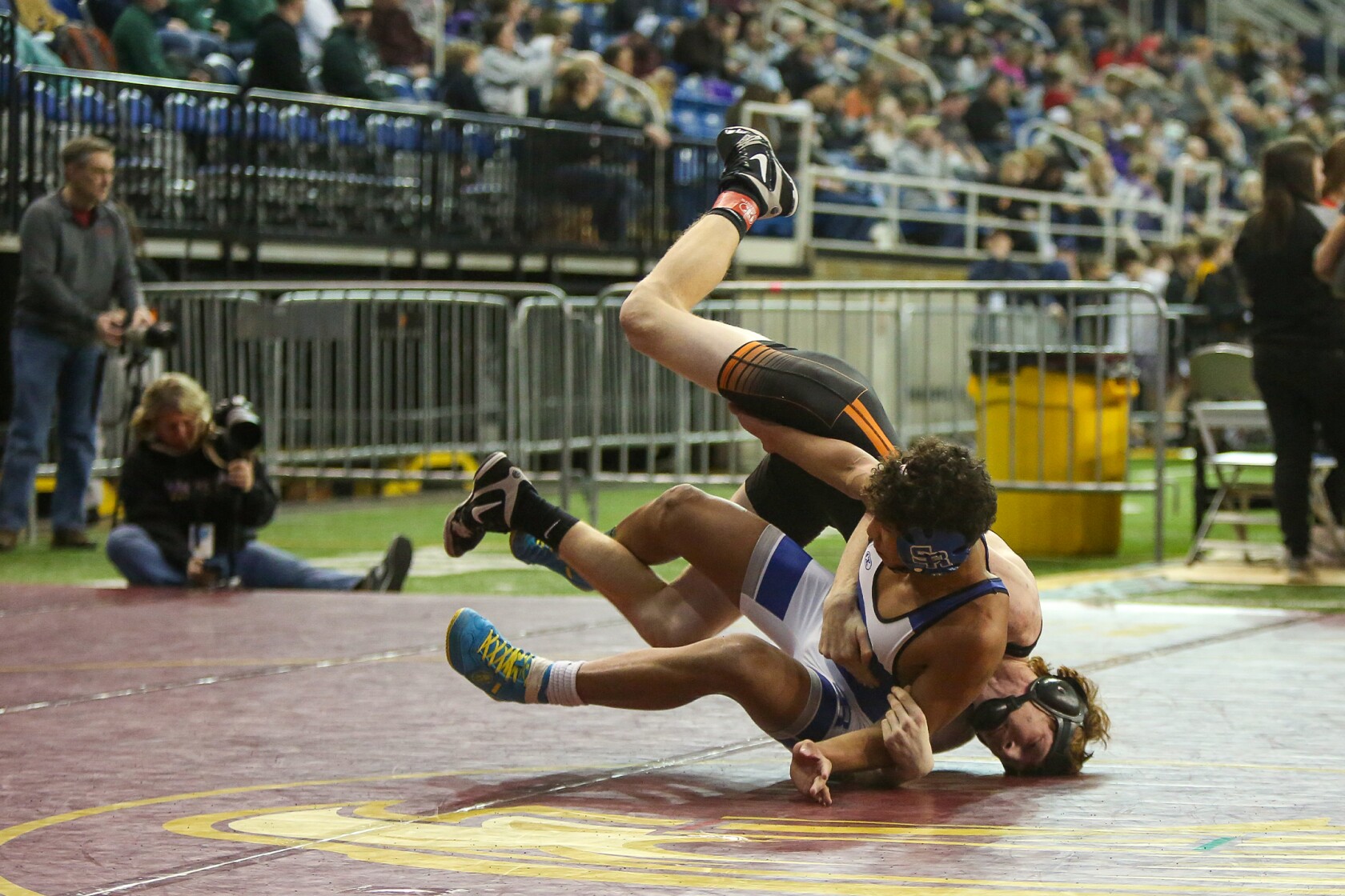 Photos: Scenes from the Rumble on the Red Wrestling Championships ...