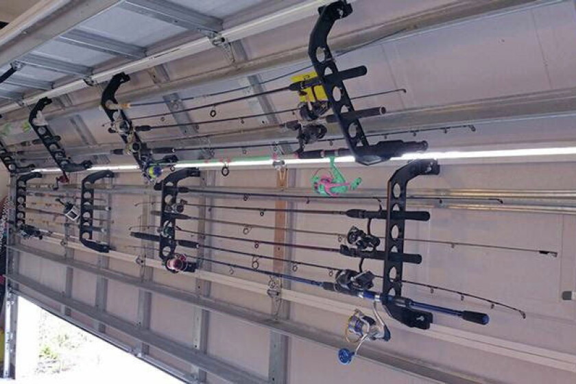 GET YOUR GEAR ON: Cobra Garage Storage Rack offers ingenious way to store fishing rods, garden tools etc. - Grand Forks Herald | Grand Forks, East Grand Forks news, weather & sports GET YOUR GEAR ON: Cobra Garage Storage Rack offers ingenious way to store fishing rods, garden tools etc. - Grand Forks Herald | Grand Forks, East Grand Forks news, weather & sports