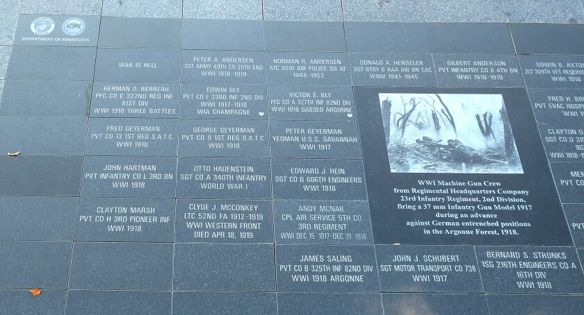 New World War I pavers