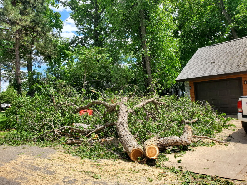 Extensive Damage Example Severe storms leave extensive damage across lakes area - Brainerd ...