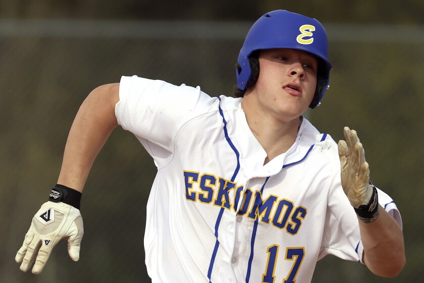 Two Harbors baseball plays at home against Esko.