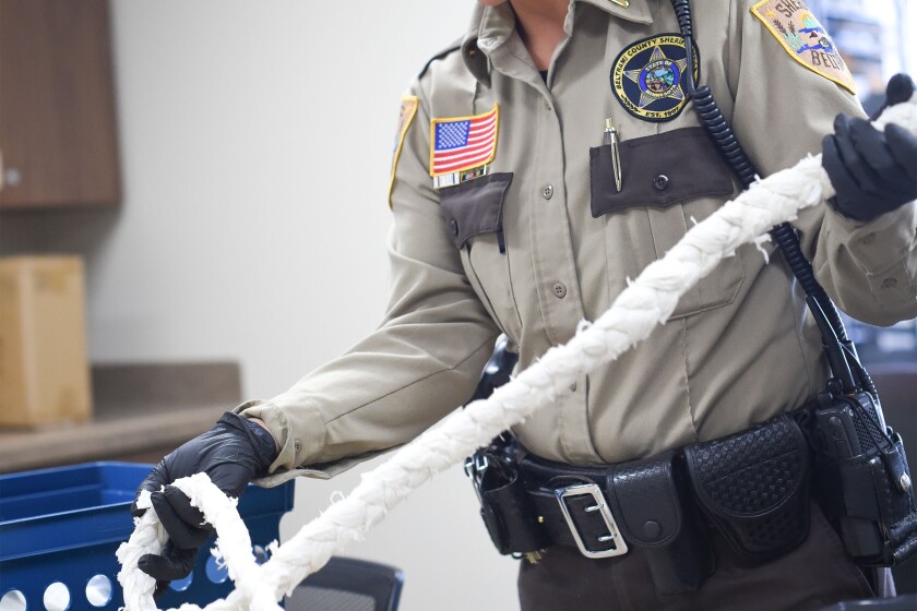 Confiscating contraband You might be surprised at what some inmates