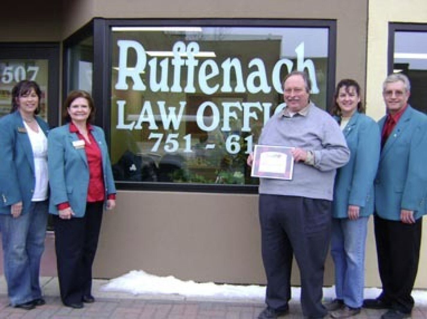 Robert Ruffner Attorney Ambassadors visit Ruffenach Law Office - The Bemidji Pioneer is your #1 ...