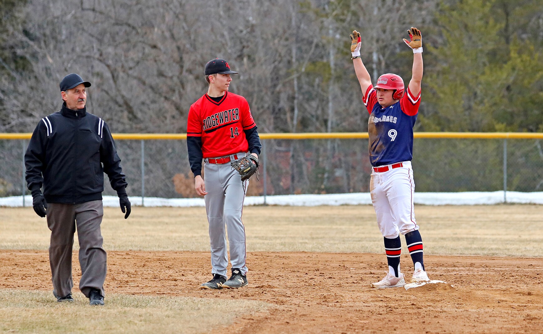 Central Lakes College Baseball against Ridgewater Sunday, April 3, 2022, at Paul C. Findorff Athletic Complex in Brainerd.