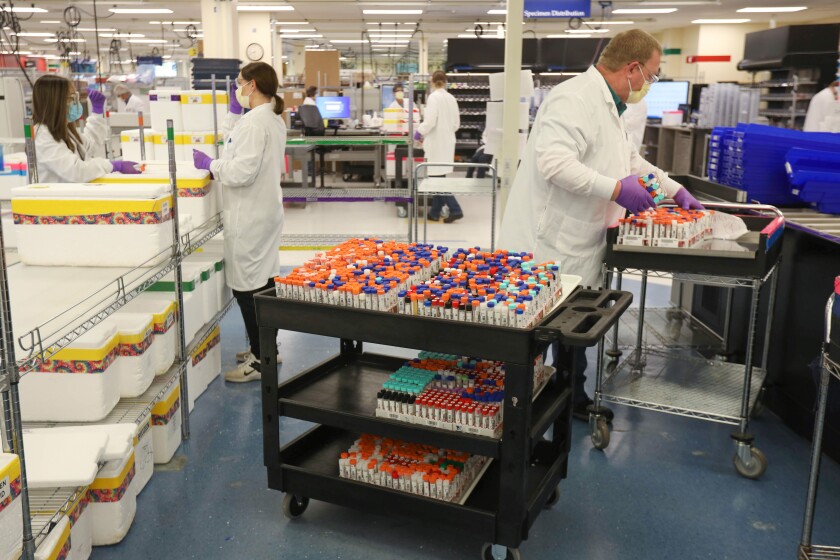 From 2,600 to 20,000 Mayo Clinic lab fights to keep up with COVID