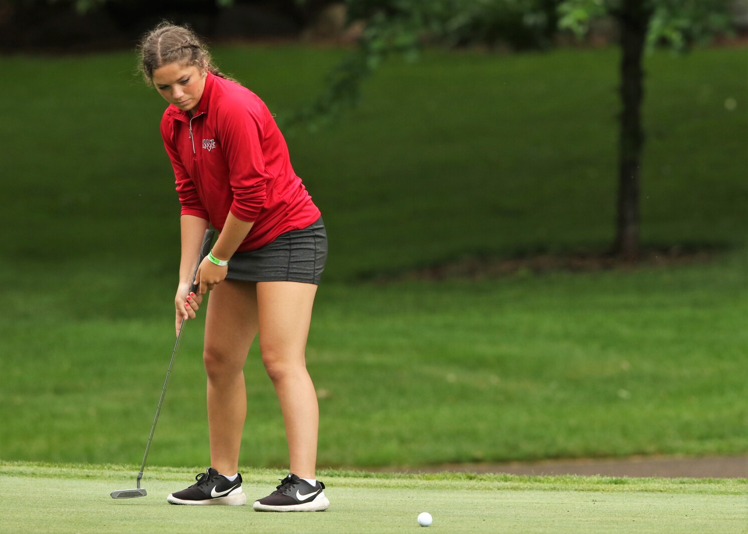 Area golfers compete in the Class 2A State Golf Tournament.