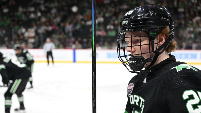NCAA Men's Hockey 2025: Western Michigan vs North Dakota Fighting Hawks MAR 21