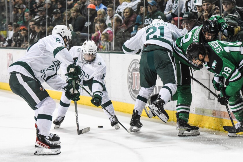 MEN'S HOCKEY: Beavers bite hard early, but UND storms back to force 3-3 tie men-s-hockey-beavers-bite-hard-early-but-und-storms-back-to-force-3-3-tie