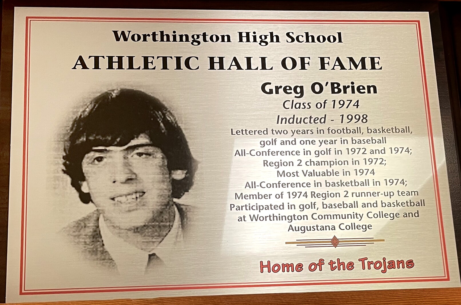 Conversation WHS HallofFamer Greg O'Brien remembers the '70s The