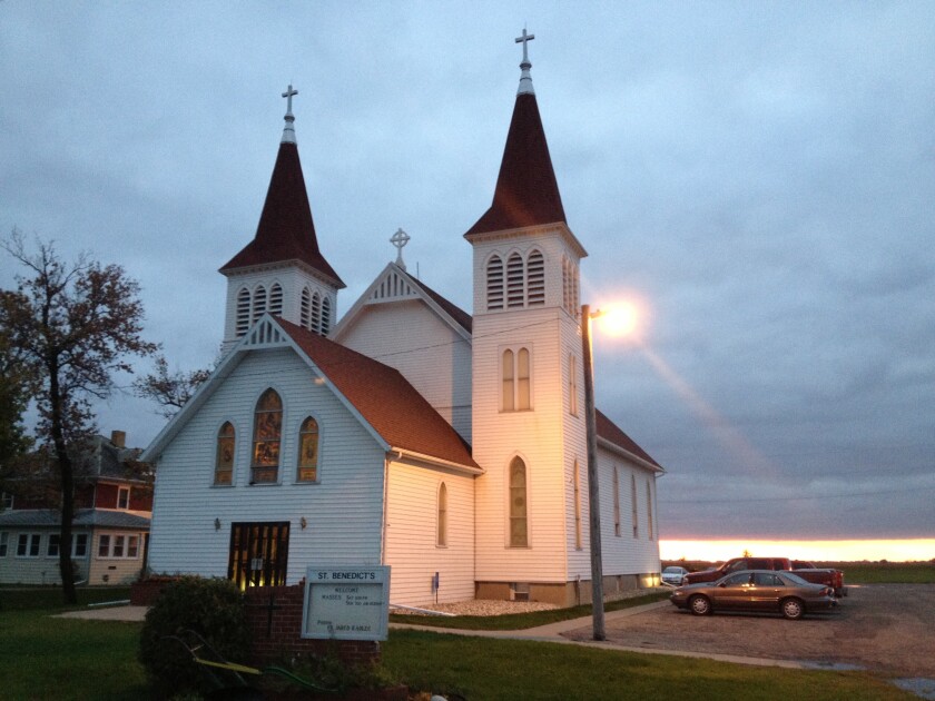 St. Benedict Catholic Church in rural Horace, N.D.