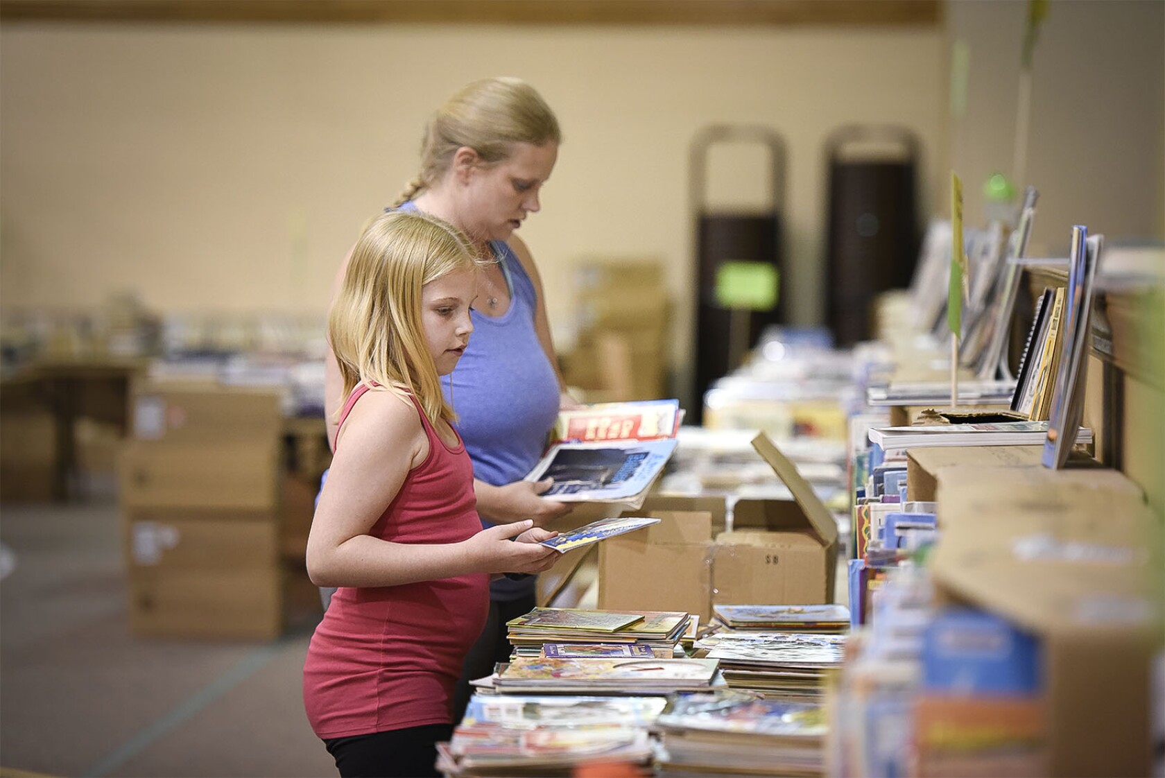 Bemidji Public Library collects 15,000 books ahead of its annual book