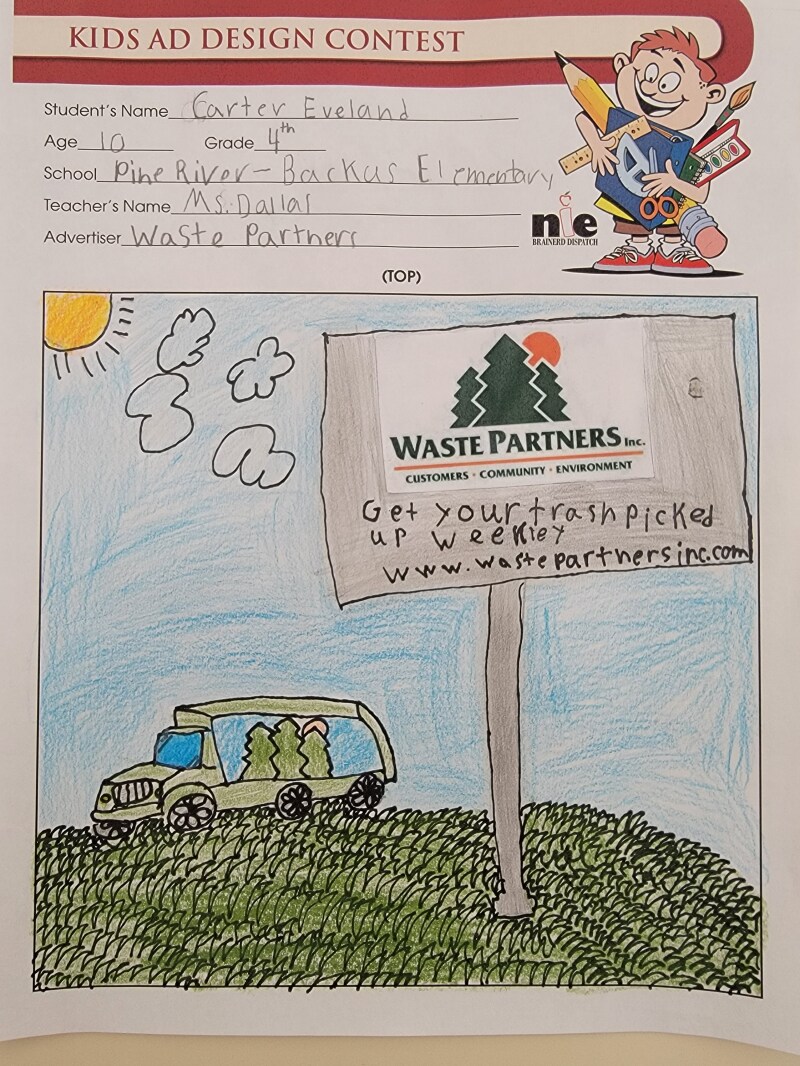 Pine River-Backus Elementary School - Ms Dallas' 4th Grade Class