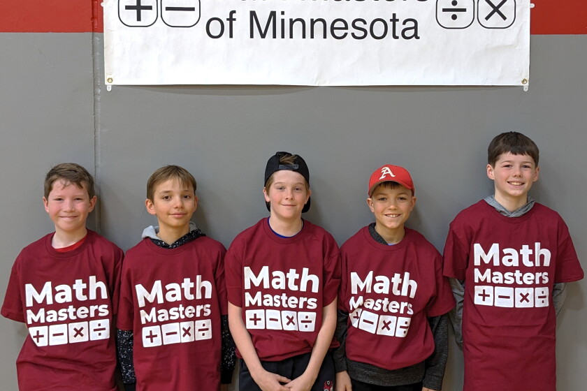 Mn Math Team Alexandria 5th graders excel at regional Math Masters competition ...