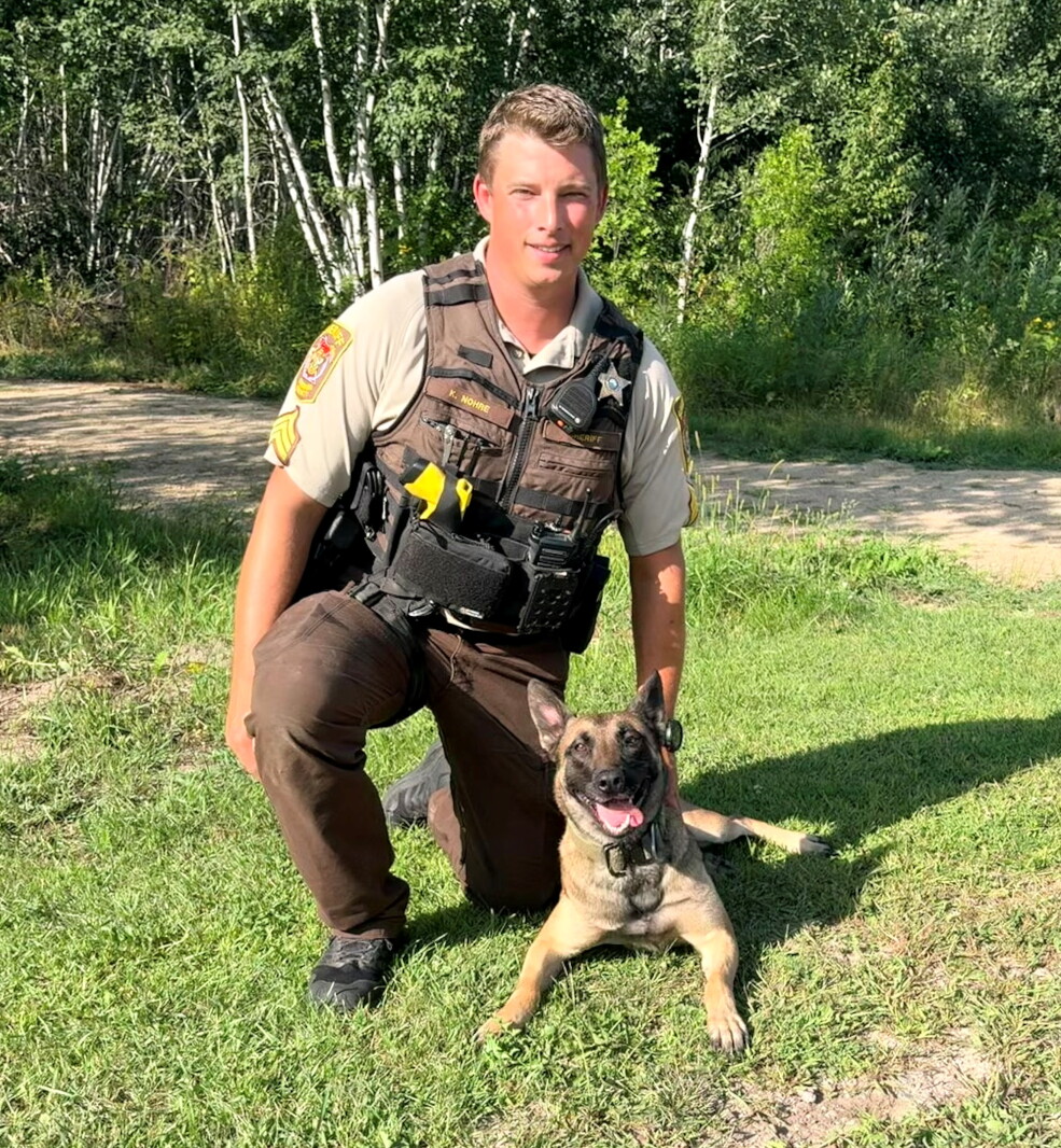 Nohre donates K9 to Hubbard County Sheriff’s Office