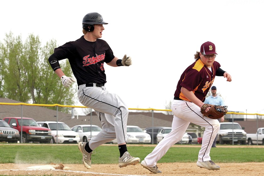 Prep Baseball Trojans Pull Away The Globe News Weather Sports From Worthington Minnesota Prep Baseball Trojans Pull Away The Globe News Weather Sports From Worthington Minnesota