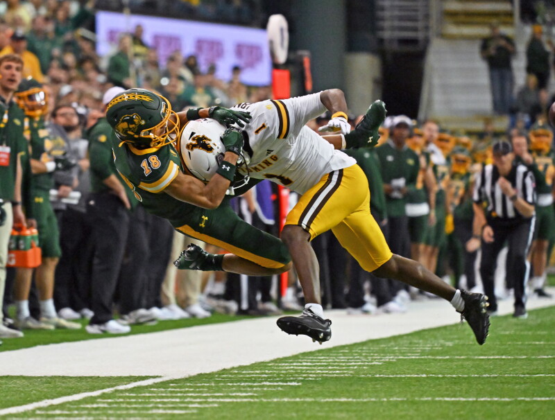NDSU Bison Secure 28-0 Victory Over Wyoming Amidst Crucial Video Reviews