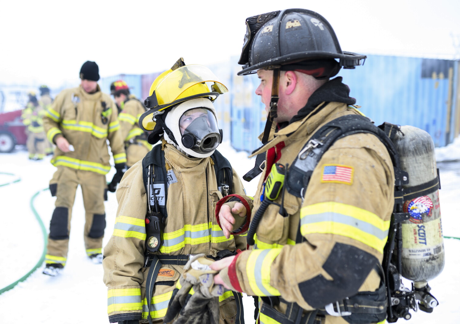 Minnesota Firefighting Photos: High school firefighting class - Post Bulletin | Rochester ...