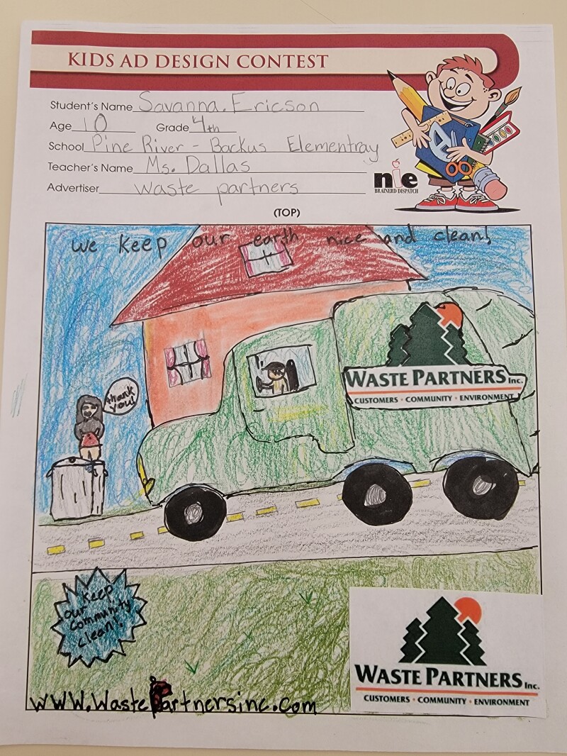 Pine River-Backus Elementary School - Ms Dallas' 4th Grade Class