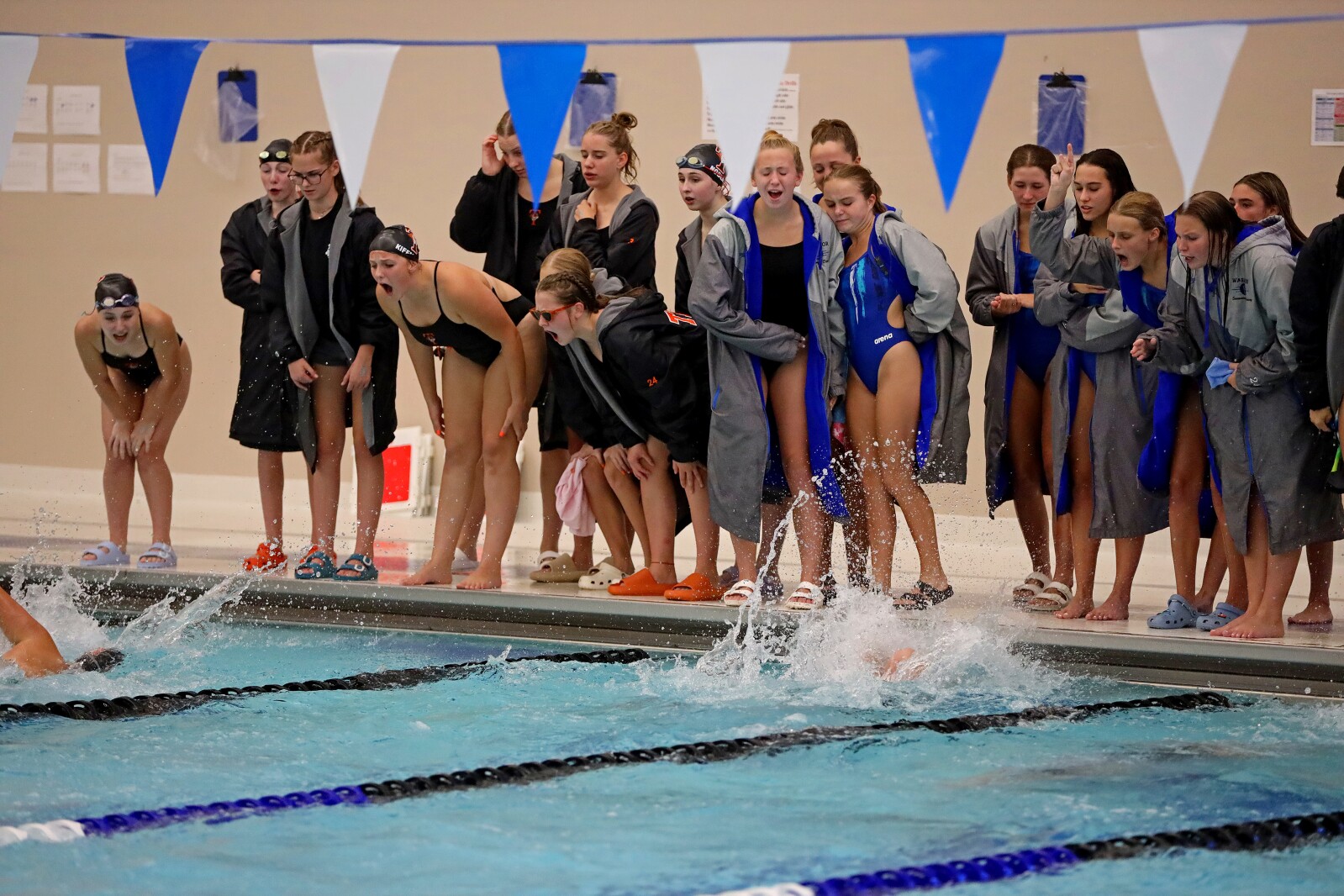 Brainerd girls swimming vs St. Cloud Tech on Thursday, Sept. 15, 2022, at Brainerd.
