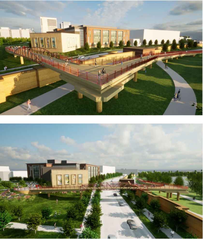 Negative feedback prompts new design for pedestrian bridge near Fargo ...