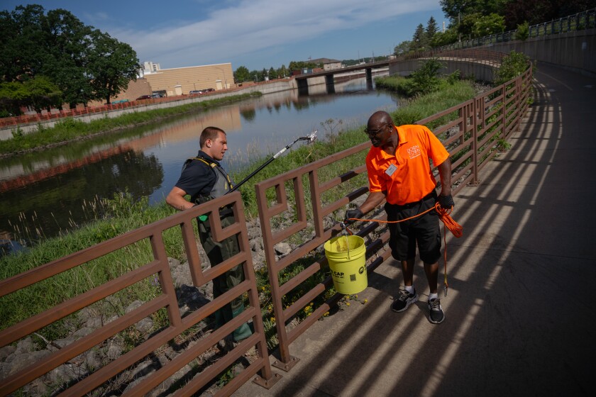 Downtown Rochester River Cleanup