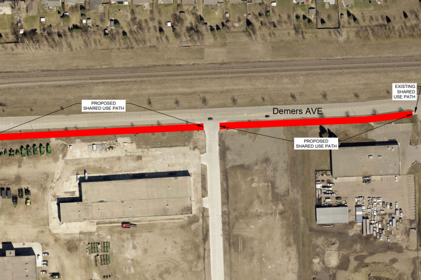 Path Address Proposed shared-use path will help address alternative transportation ...