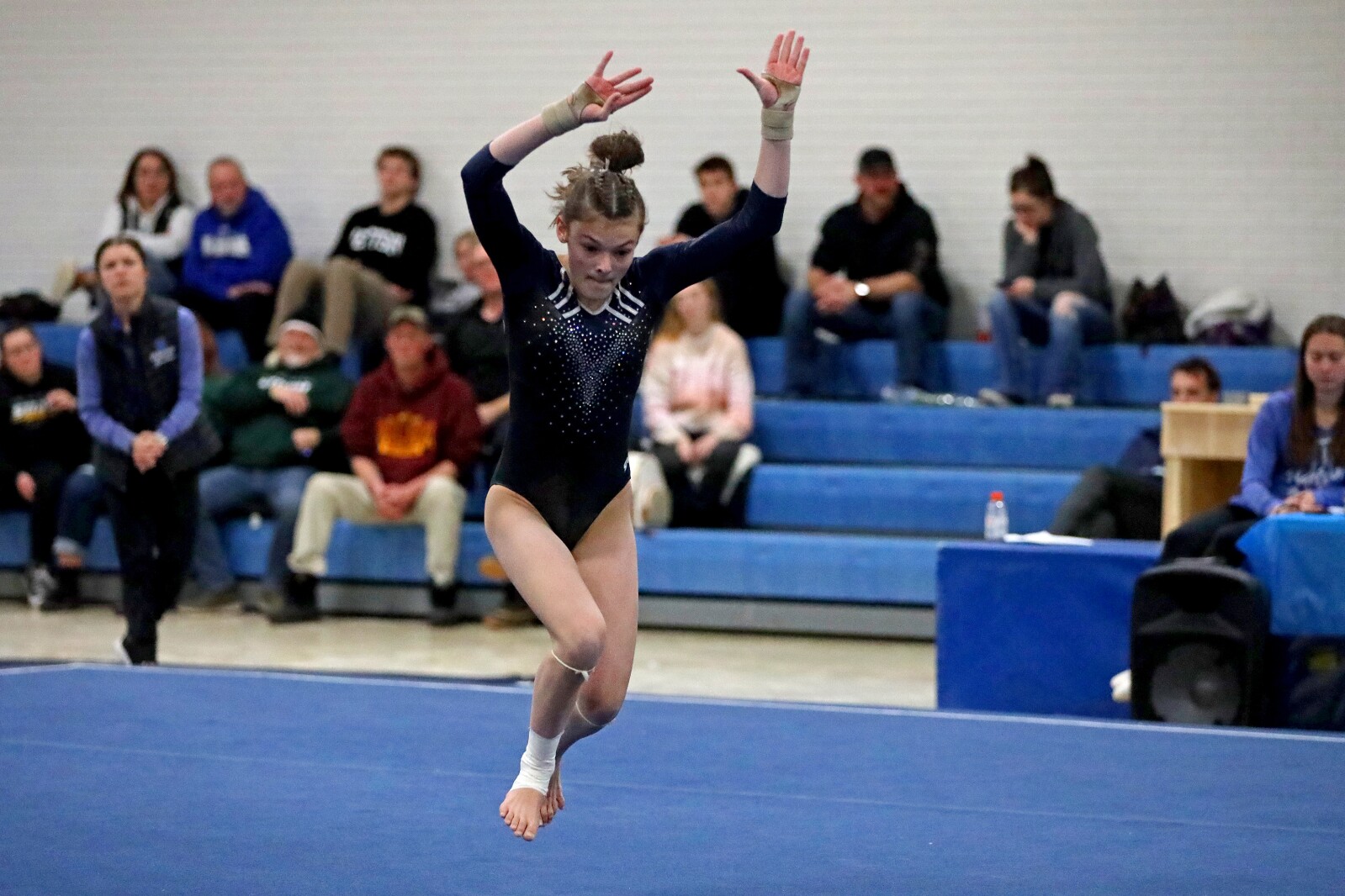 Brainerd gymnastics against Sauk Rapids on Friday, Jan. 13, 2023, at Brainerd.