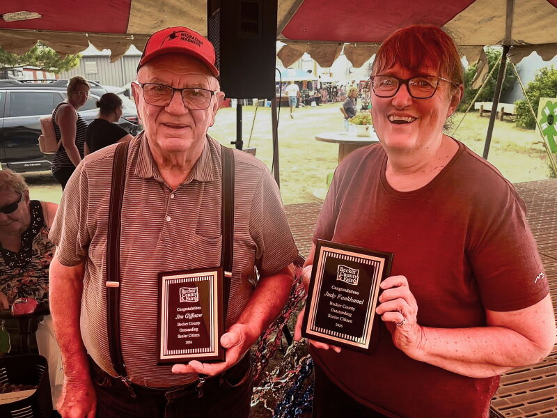 James Griffnow and Judy Fankhanel named Becker County Outstanding Senior Citizens