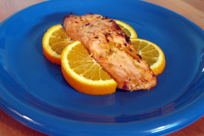 Orange-Glazed Salmon